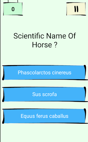 Scientific Names Quiz Screenshot 3