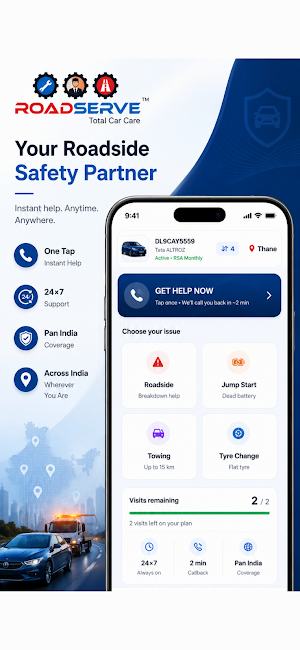 RoadServe - Total Car Care Screenshot 0