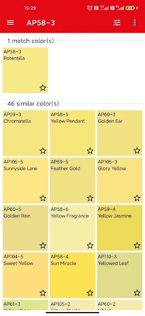 Shalimar Paint Colors Screenshot 3