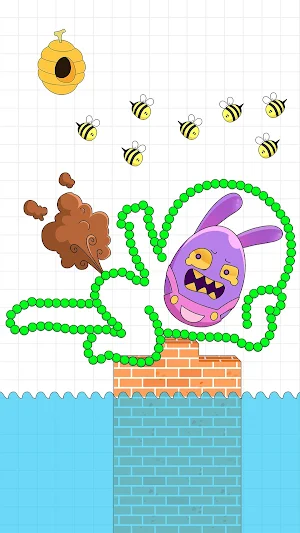 1 Line Draw: Save The Eggs Screenshot 3