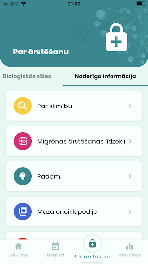 Migrēnas kompass - galvassāpju kontrole Screenshot 2