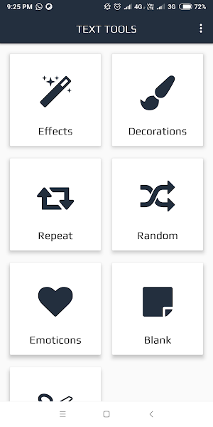 Text Tools - Fancy stylish text Repeater-Decorator Screenshot 0