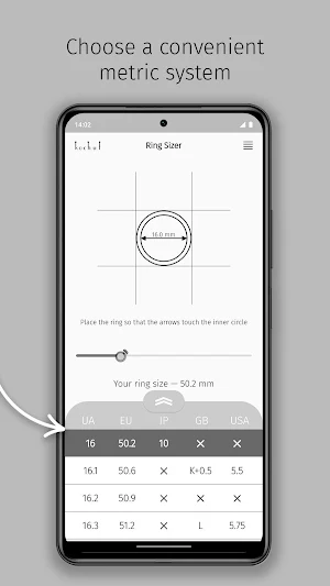 Ring Sizer by Kochut Jewelry Screenshot 2
