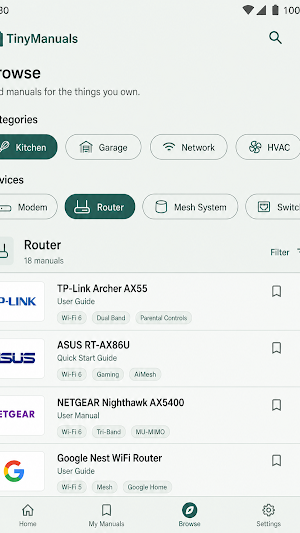TinyManuals Screenshot 1