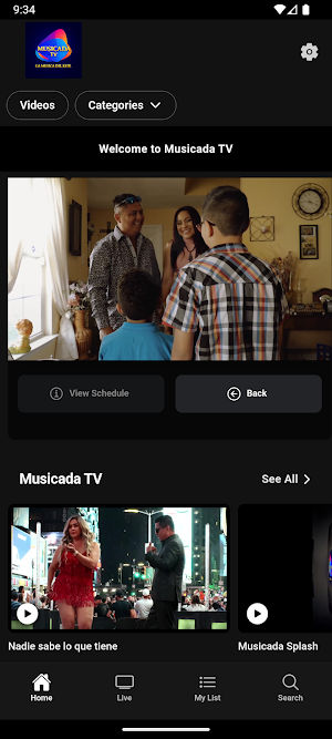 Musicada TV Screenshot 0