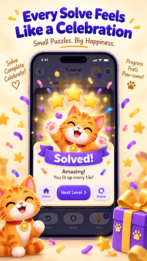 GlowCats - Cat Logic Puzzle Screenshot 2