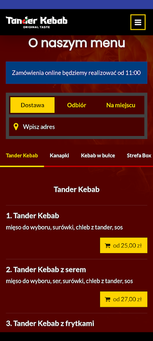 Tander Kebab Skawina Screenshot 0