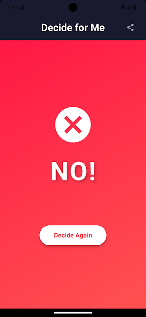 Decide - YES or NO Coin Flip Screenshot 2