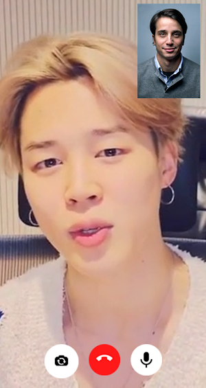 Park Jimin Fake Chat & Video Call - Call You Screenshot 2