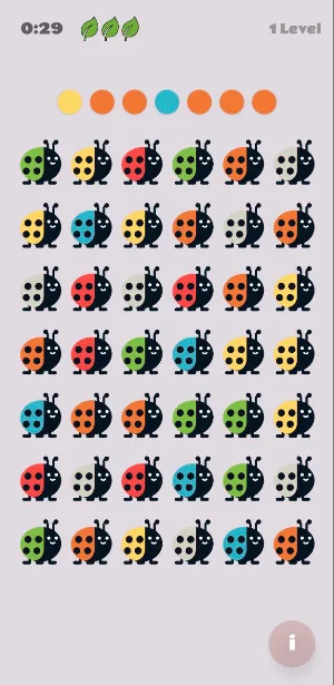 Ladybug Tap&Match Screenshot 1