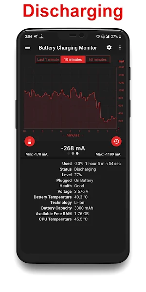 Battery Charging Monitor - Ampere Meter Screenshot 3