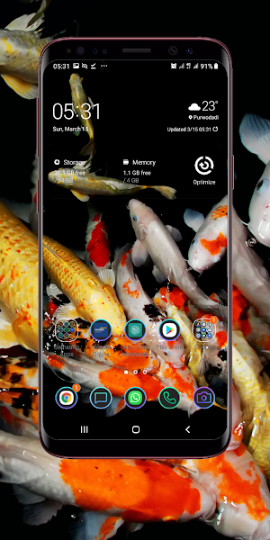 Koi Wallpaper Screenshot 2