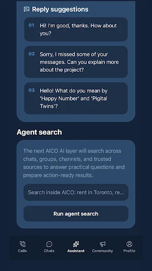 AICO: AI-Messenger & Assistant Screenshot 1