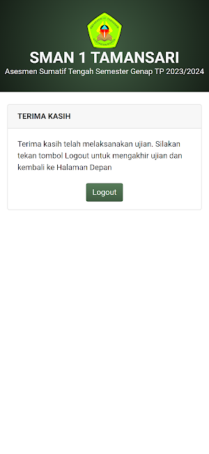 Exam SMAN1T Screenshot 3