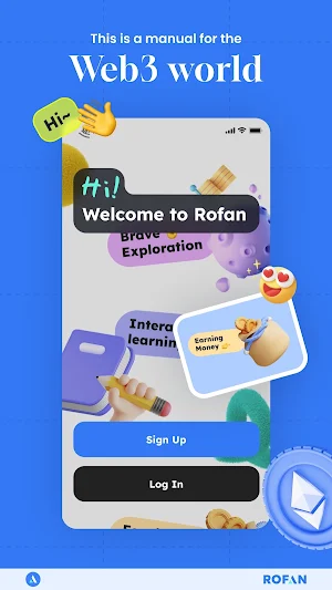 ROFAN - Learn and Earn Crypto Screenshot 1