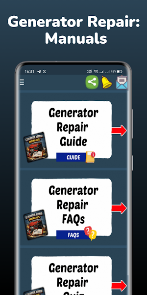 Generator Repair: Manuals Screenshot 1