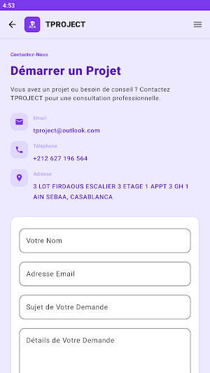 TPROJECT Screenshot 2