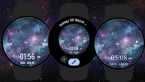 Galaxy 3D Watch Face Screenshot 3