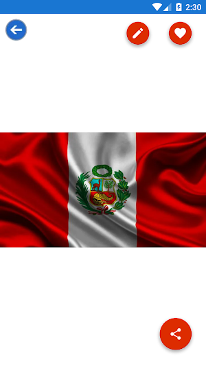 Peru Flag Wallpaper: Flags and Country Images Screenshot 1
