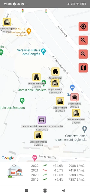Prix Immobilier Screenshot 1