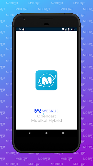 Opencart Hybrid Mobile Application Screenshot 0