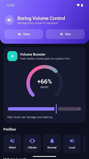 Boring Volume Control Screenshot 3