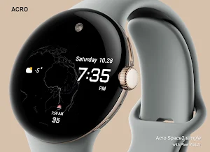 ACRO Space2 Simple Watchface Screenshot 2