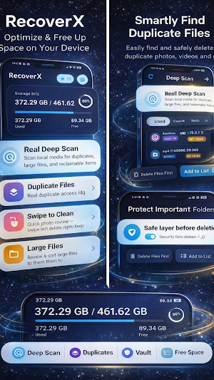 RecoverX: Cleaner & Vault Screenshot 3