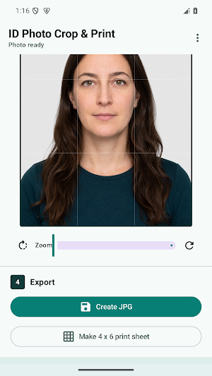 ID Photo Crop & Print Screenshot 1