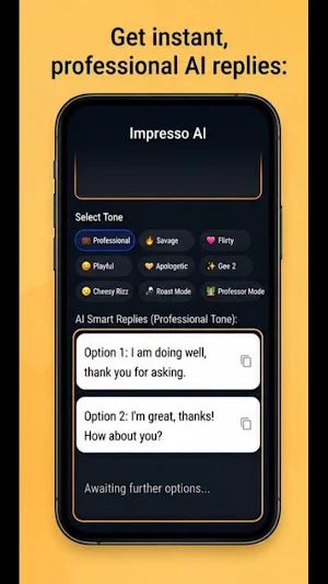 Impresso AI: Smart Chat Reply Screenshot 1