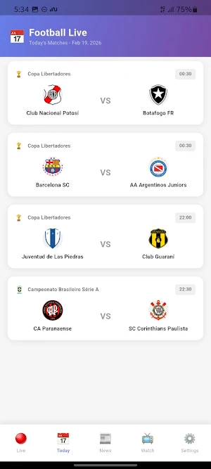 Live Scores Football Screenshot 3