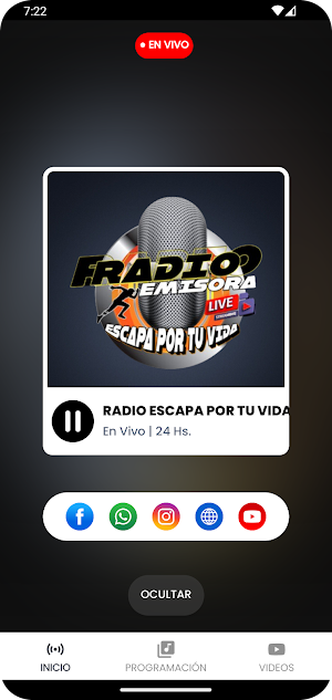 Radio Escapa Por Tu Vida Screenshot 2