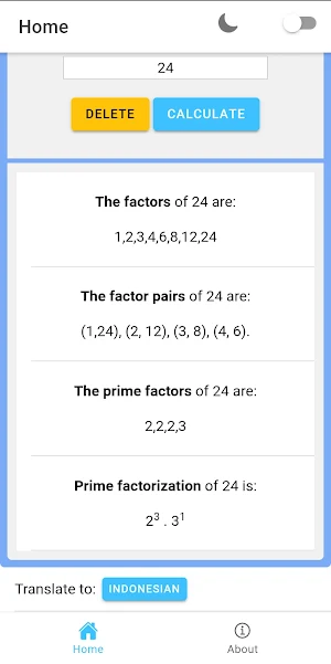 Integer Factor Screenshot 3