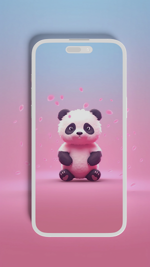 Cute Panda Wallpaper Screenshot 1