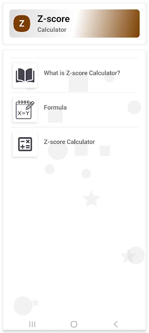 Z-score Calculator Screenshot 0