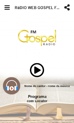 Rádio Web Gospel FM Screenshot 1