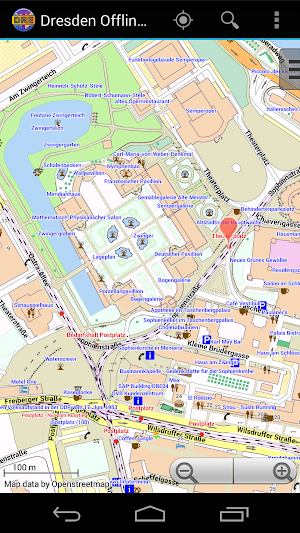 Dresden Offline City Map Screenshot 2