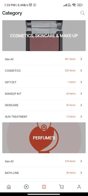 Sharrae Online Shopping App Screenshot 2