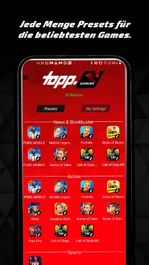 topp Gaming Screenshot 1