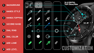 GMT DIVER Analog Watch Face Screenshot 1