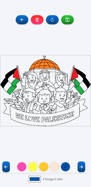 Palestine Flag Coloring Book Screenshot 3