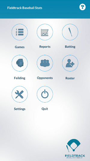 FieldTrack Baseball Stats Manager Screenshot 1