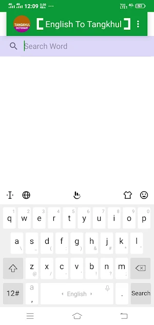 English To Tangkhul Dictionary Screenshot 1
