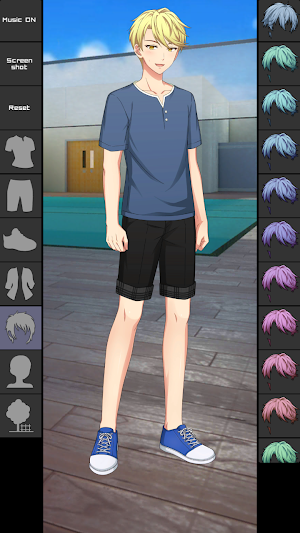 Highschool Boy Makeover - Anime Dress Up Game Screenshot 1