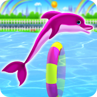 Toddlers Dolphins Water Show