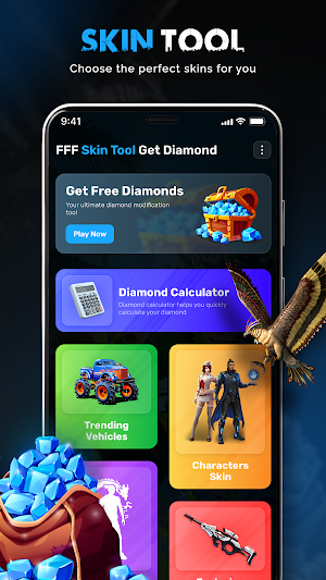 FFF Skin Tool, Get Diamond Screenshot 0