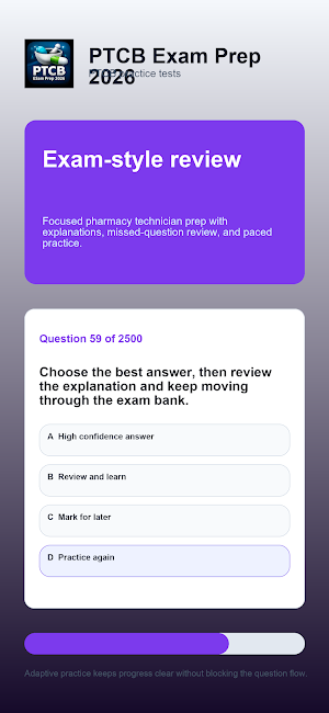 PTCB 2026 Prep Pro Screenshot 2