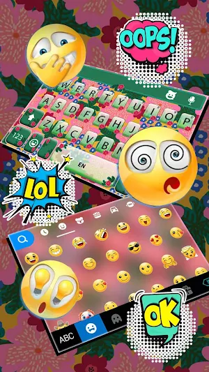 Vintage Flowers 2 Keyboard The Screenshot 3