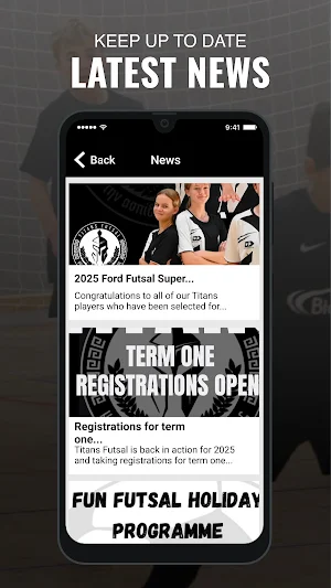 Titans Futsal Screenshot 1