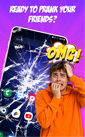 Fake Broken: Screen Prank Screenshot 0